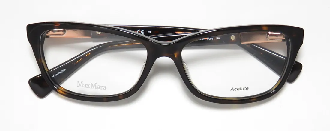 Max Mara 1205 0086 Eyeglasses Dark Havana 53mm 2