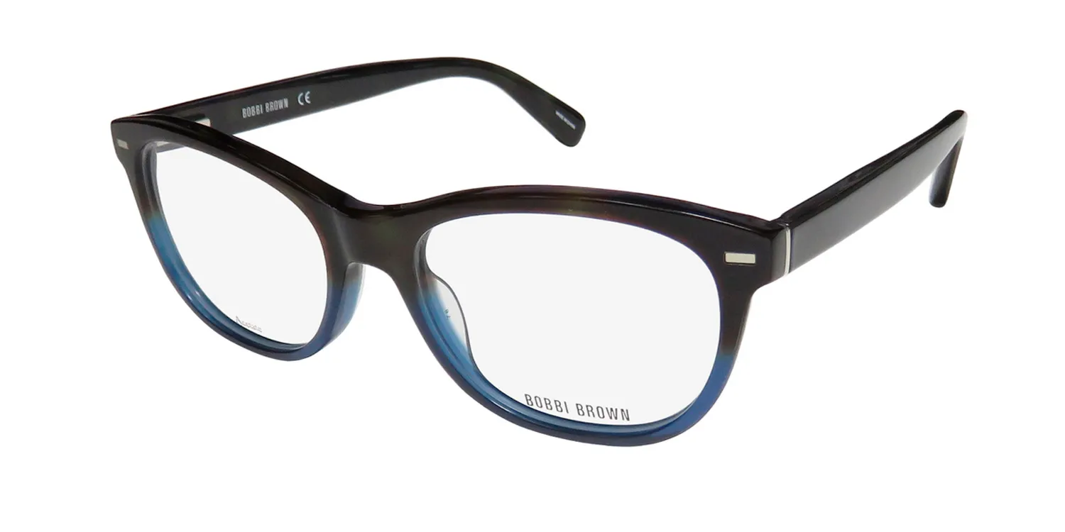 Bobbi Brown The Gabby bsv Eyeglasses Havana Gray Blue 49mm