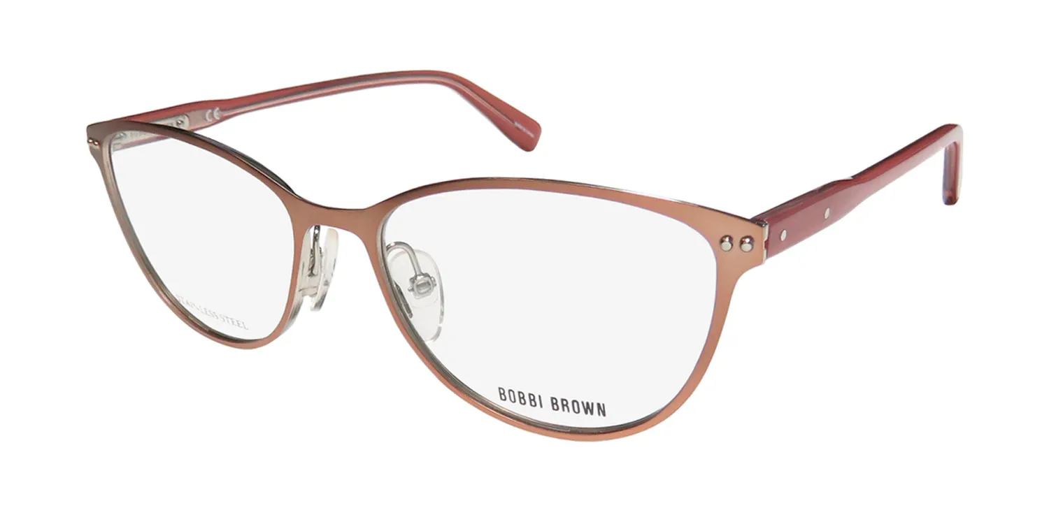Bobbi Brown The Meryl 8kj Eyeglasses Coral Matter Red 53mm