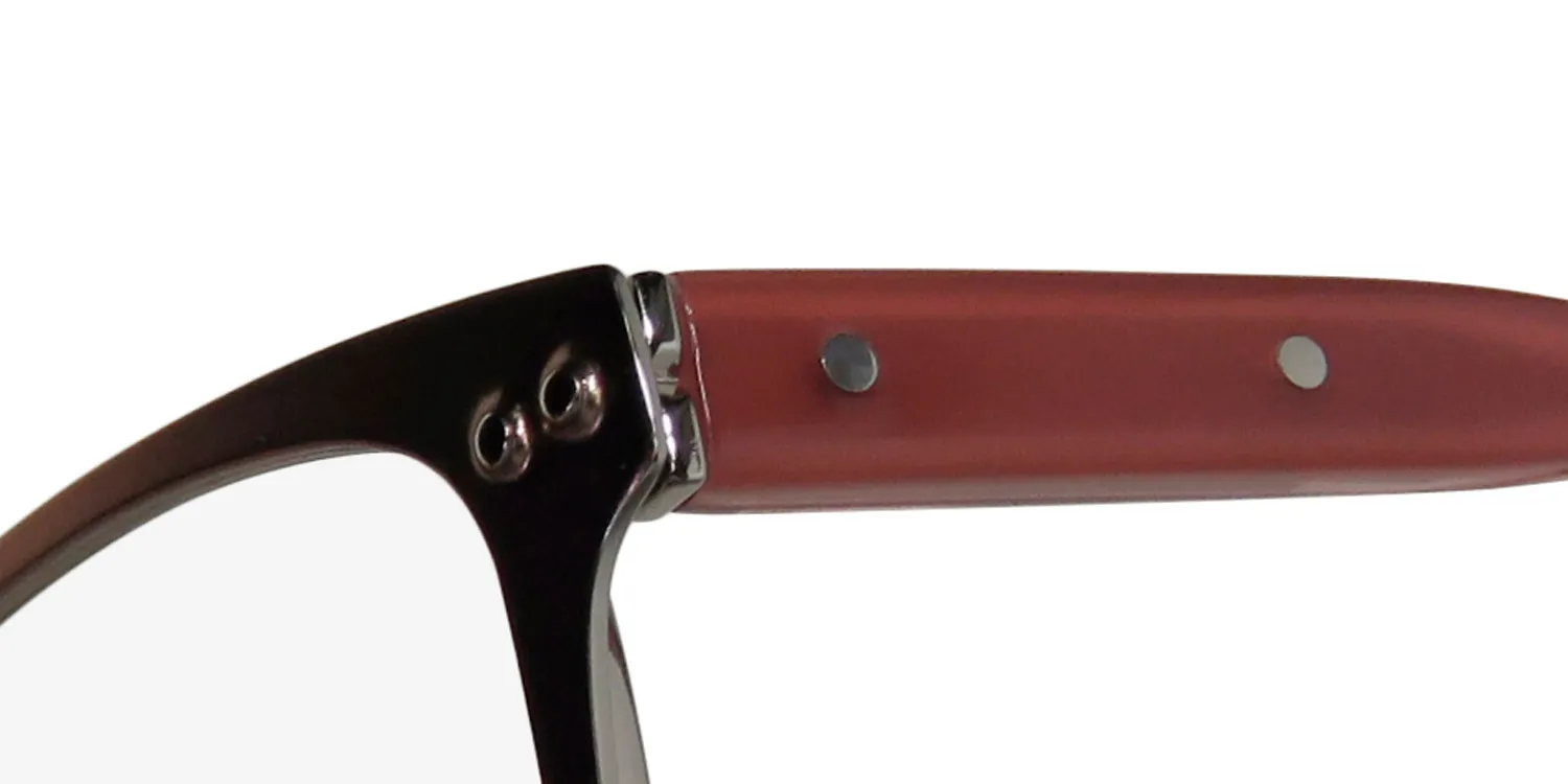 Bobbi Brown The Meryl 8kj Eyeglasses Coral Matter Red 53mm 6
