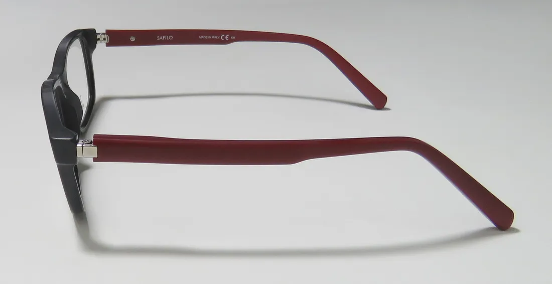 Safilo 1079 13h Eyeglasses Grey Burgundy 52mm Women 4