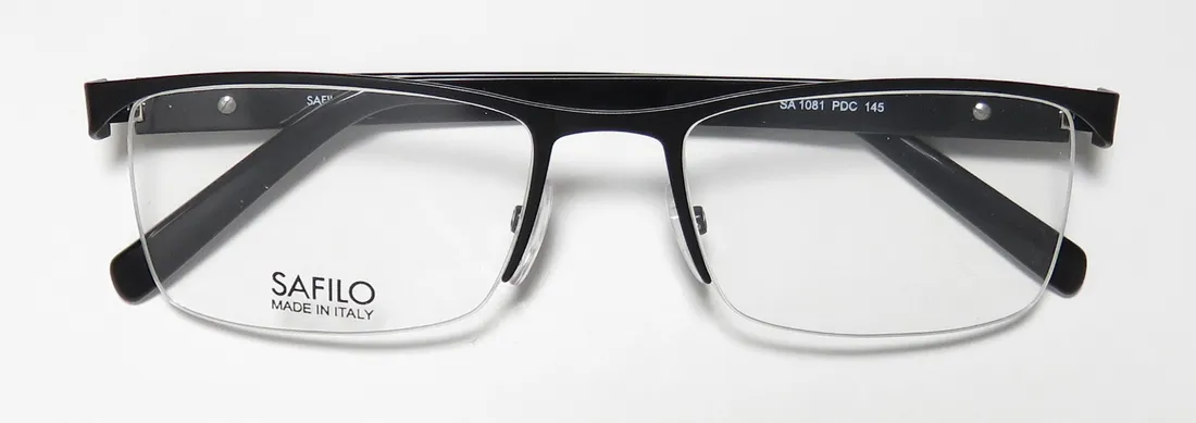Safilo 1081 pdc Eyeglasses Semi Matte Black 54mm Men 2