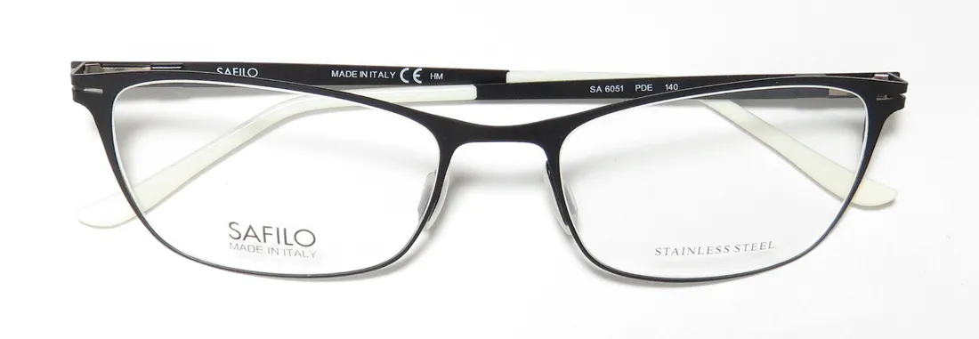 Safilo 6051 pde Eyeglasses Semi Matte Black 52mm Women 2