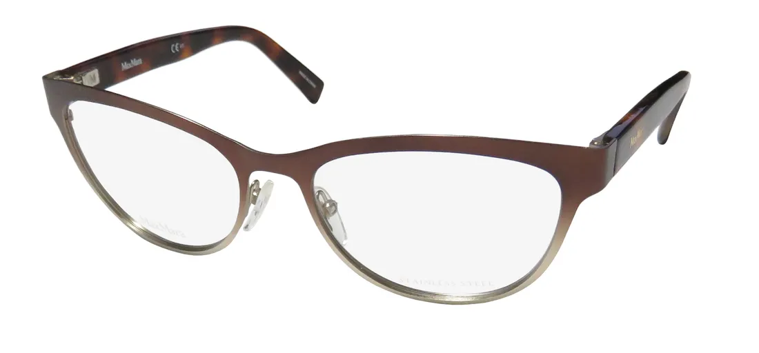 Max Mara 1241 0fqk Eyeglasses Brown 54mm