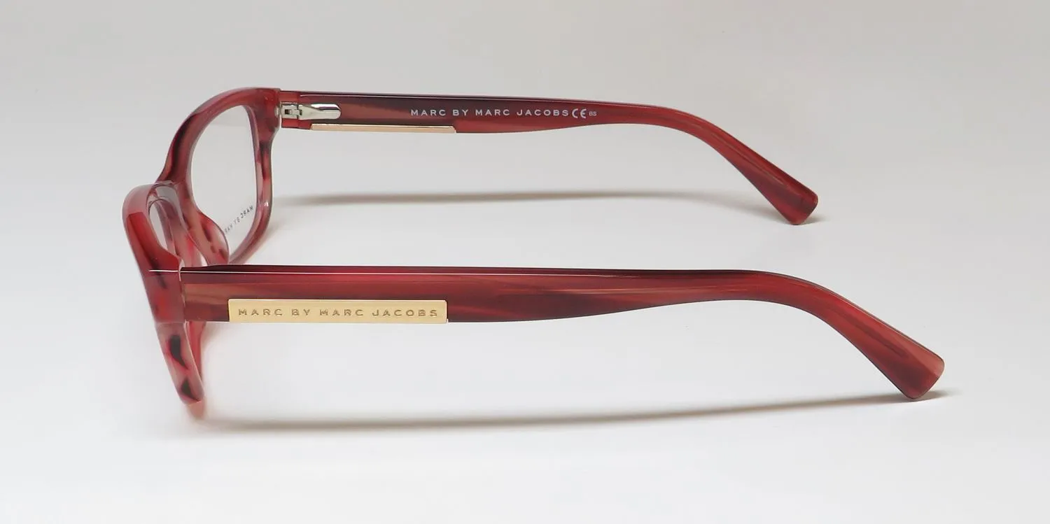Marc Jacobs 617 kvn Eyeglasses Striped Burgundy 52mm 4