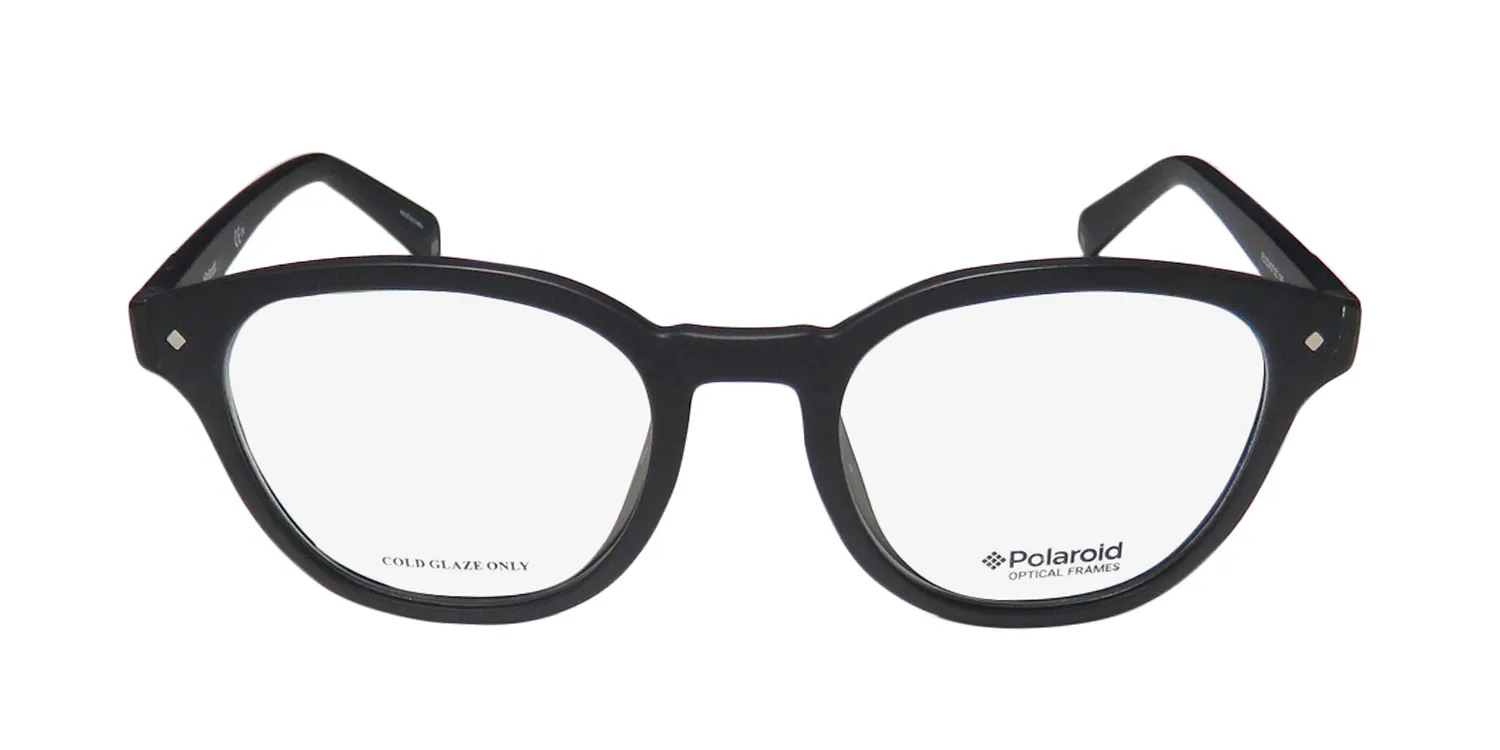 Polaroid D340 003 Eyeglasses Matte Black 50mm 3