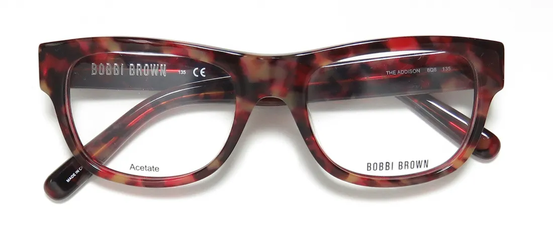 Bobbi Brown The Addison 8q8 Eyeglasses Havana Burgundy 48mm 2