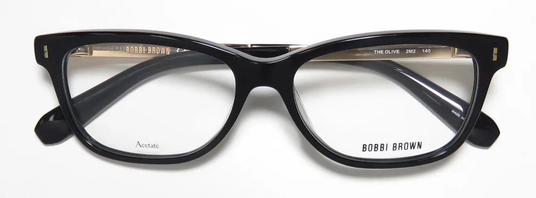 Bobbi Brown The Olive 2m2 Eyeglasses Black Gold 50mm 2