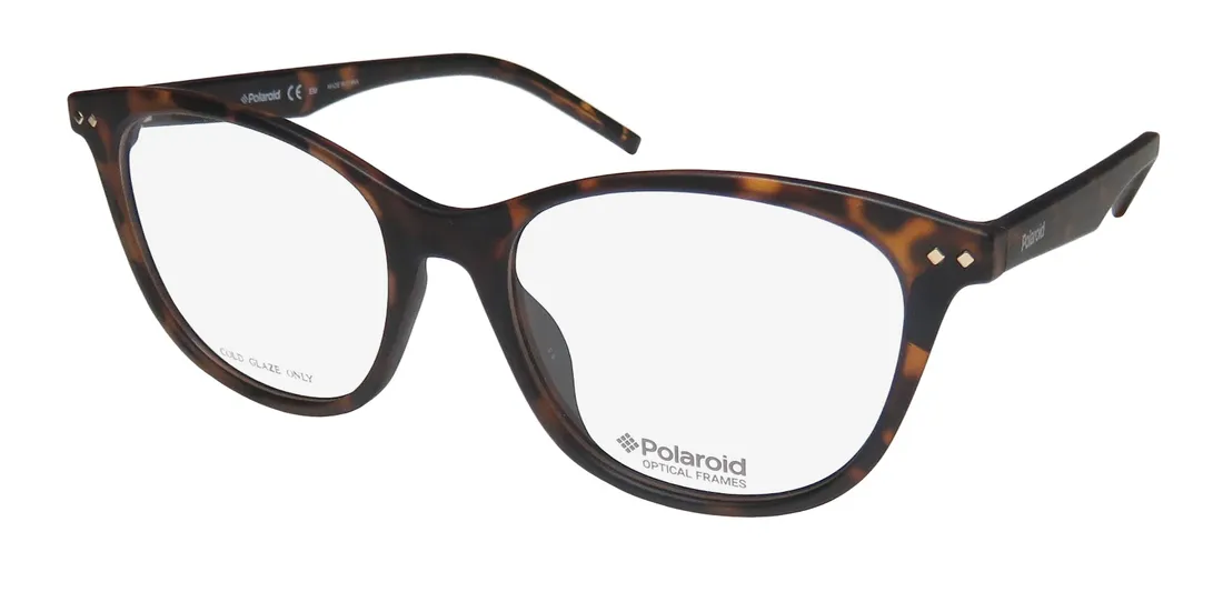 Polaroid D313 086 Eyeglasses Dark Havana 51mm