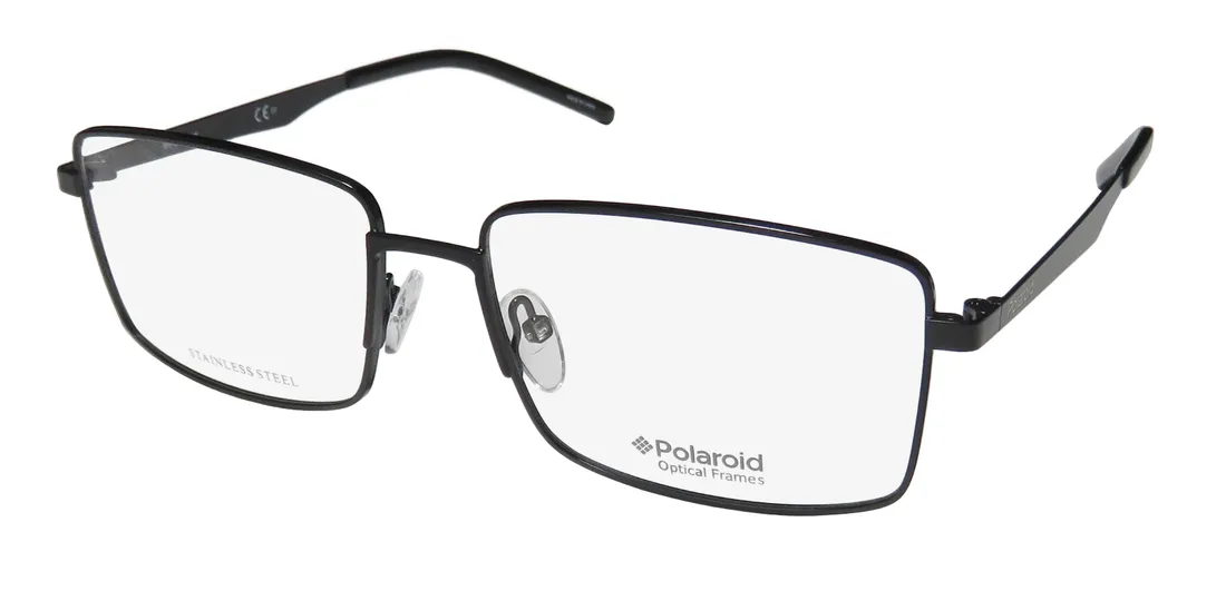 Polaroid D322 807 Eyeglasses Black 55mm