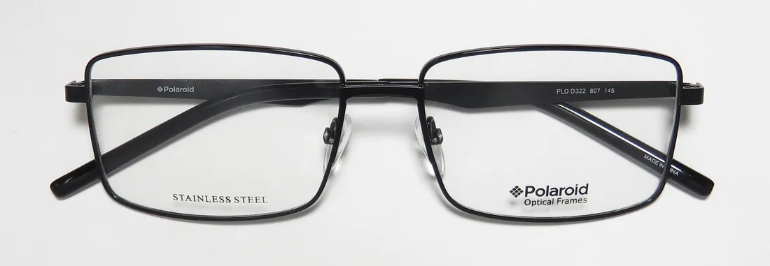 Polaroid D322 807 Eyeglasses Black 55mm 2