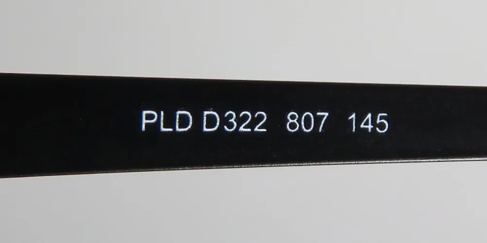 Polaroid D322 807 Eyeglasses Black 55mm 8