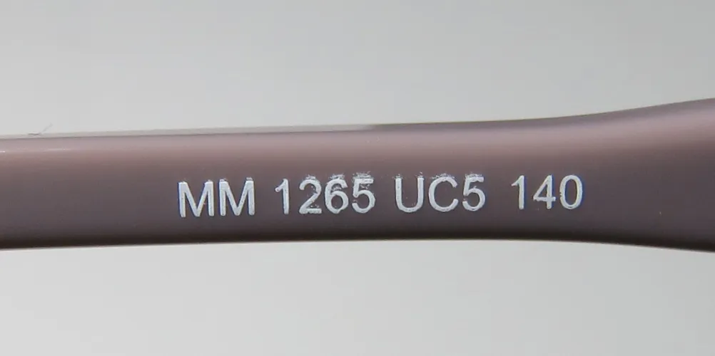Max Mara 1265 uc56 Eyeglasses Lilac Palladium 52mm 8