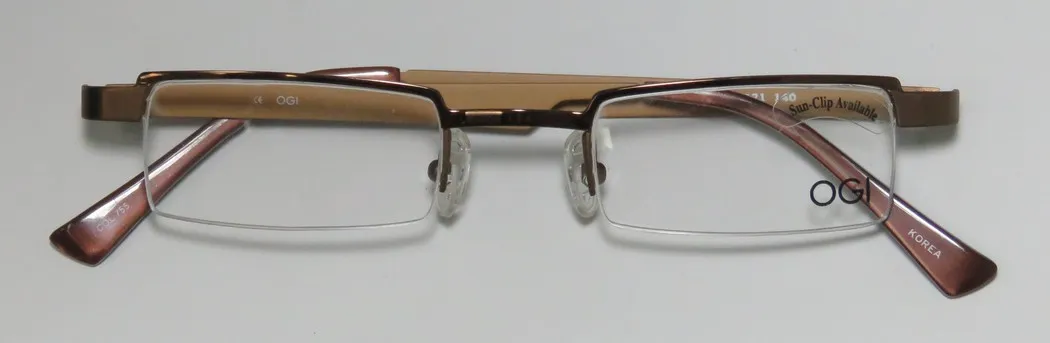 OGI 2204a 755 Eyeglasses Brown 44mm Unisex 2