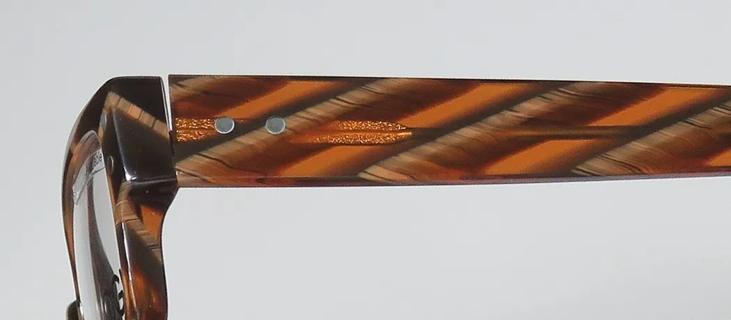 OGI 9063 426 Eyeglasses Transparent Brown Pattern 50mm Unisex 6