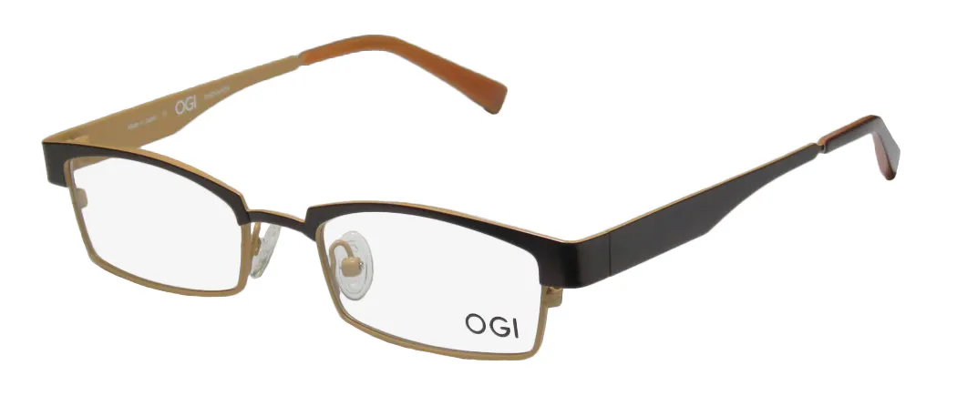 OGI 4025 1253 Eyeglasses Chocolate 48mm Unisex