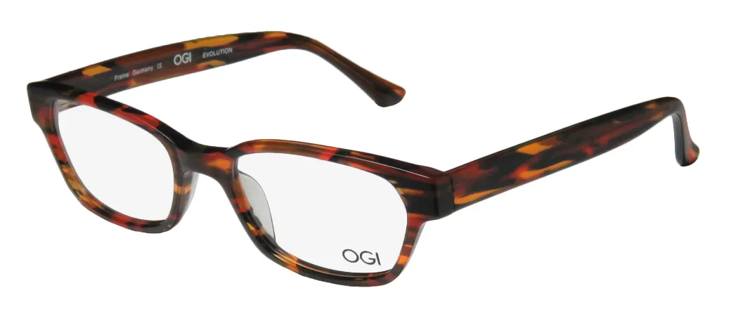 OGI 3061 388 Eyeglasses Orange Camouflage 52mm Unisex