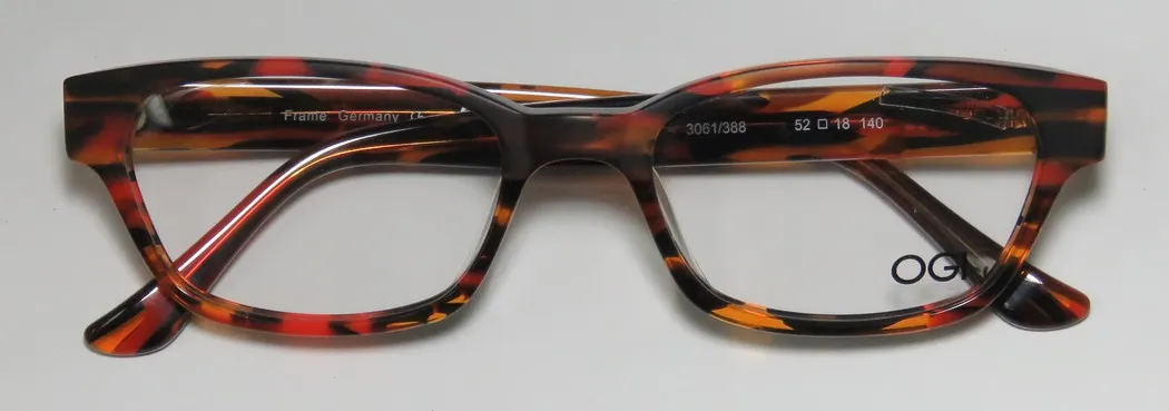 OGI 3061 388 Eyeglasses Orange Camouflage 52mm Unisex 2