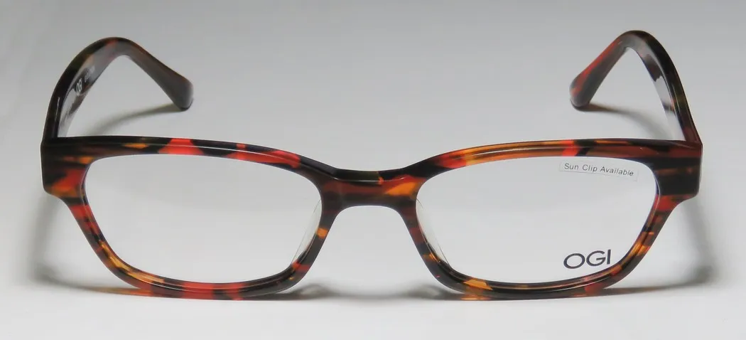 OGI 3061 388 Eyeglasses Orange Camouflage 52mm Unisex 3