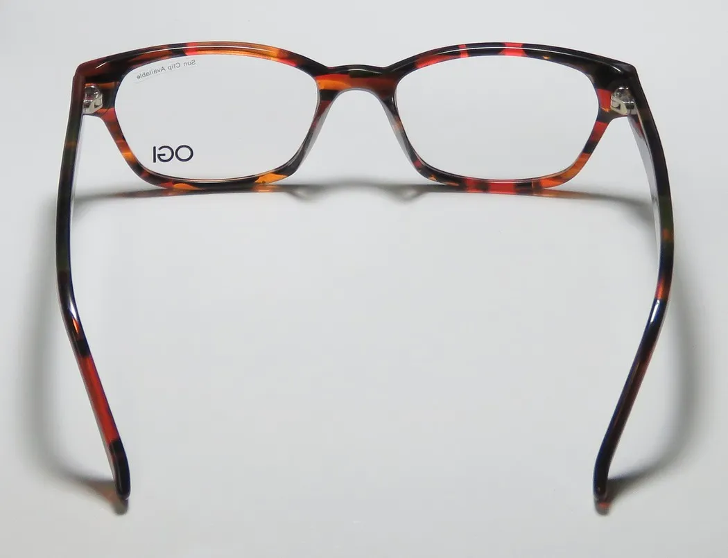 OGI 3061 388 Eyeglasses Orange Camouflage 52mm Unisex 5