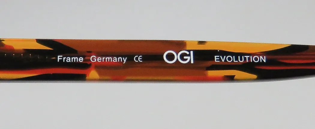 OGI 3061 388 Eyeglasses Orange Camouflage 52mm Unisex 7