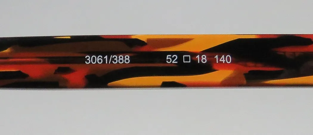 OGI 3061 388 Eyeglasses Orange Camouflage 52mm Unisex 8