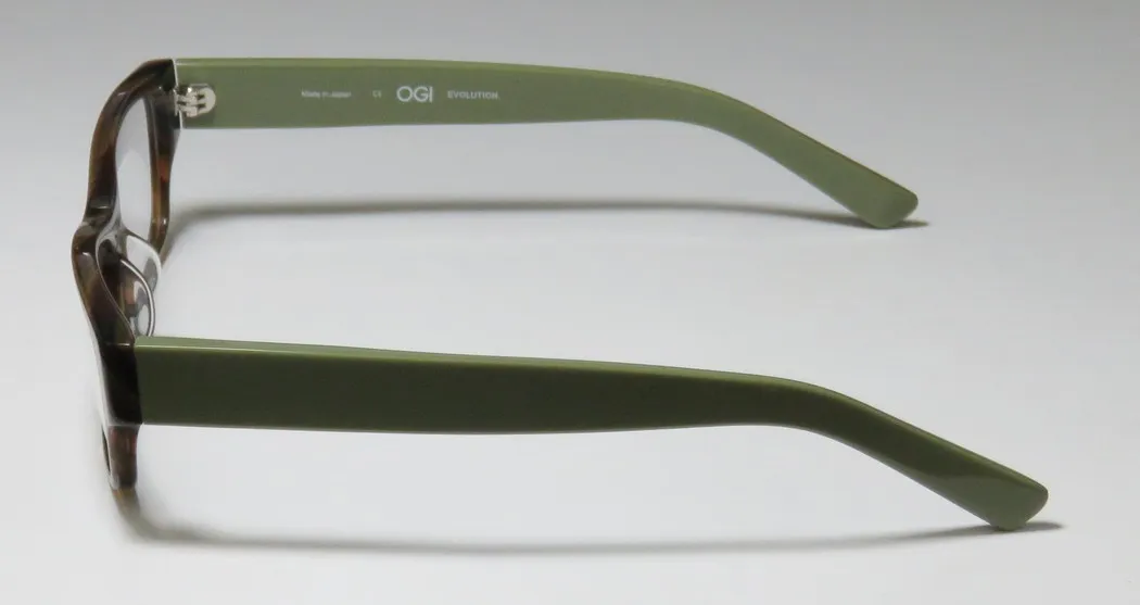 OGI 3108 1407 Eyeglasses Olive 55mm Unisex 4