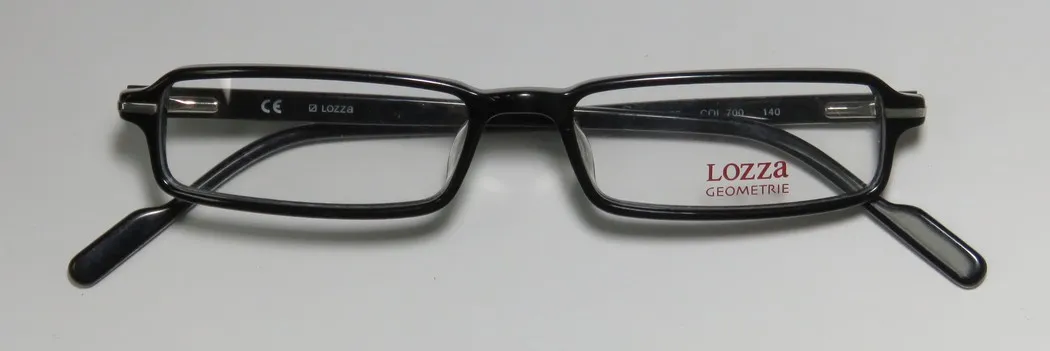 Lozza 1777 700 Eyeglasses Black 50mm Unisex 2