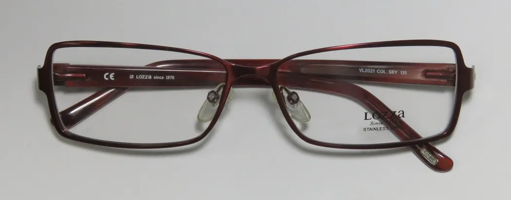 Lozza 2021 sby Eyeglasses Burgundy 55mm 2
