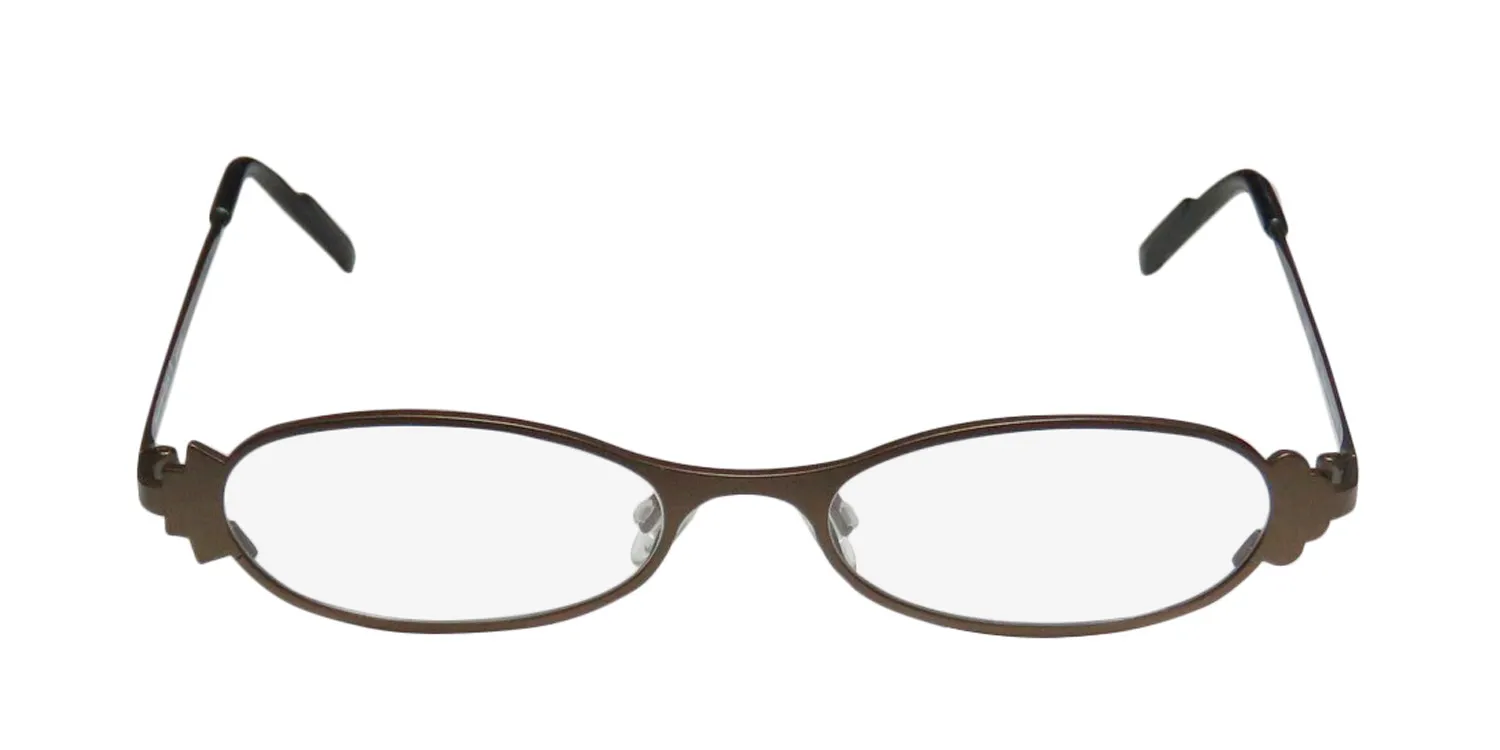 Harry Lary Twiggy 456 Eyeglasses Khaki 46mm 3