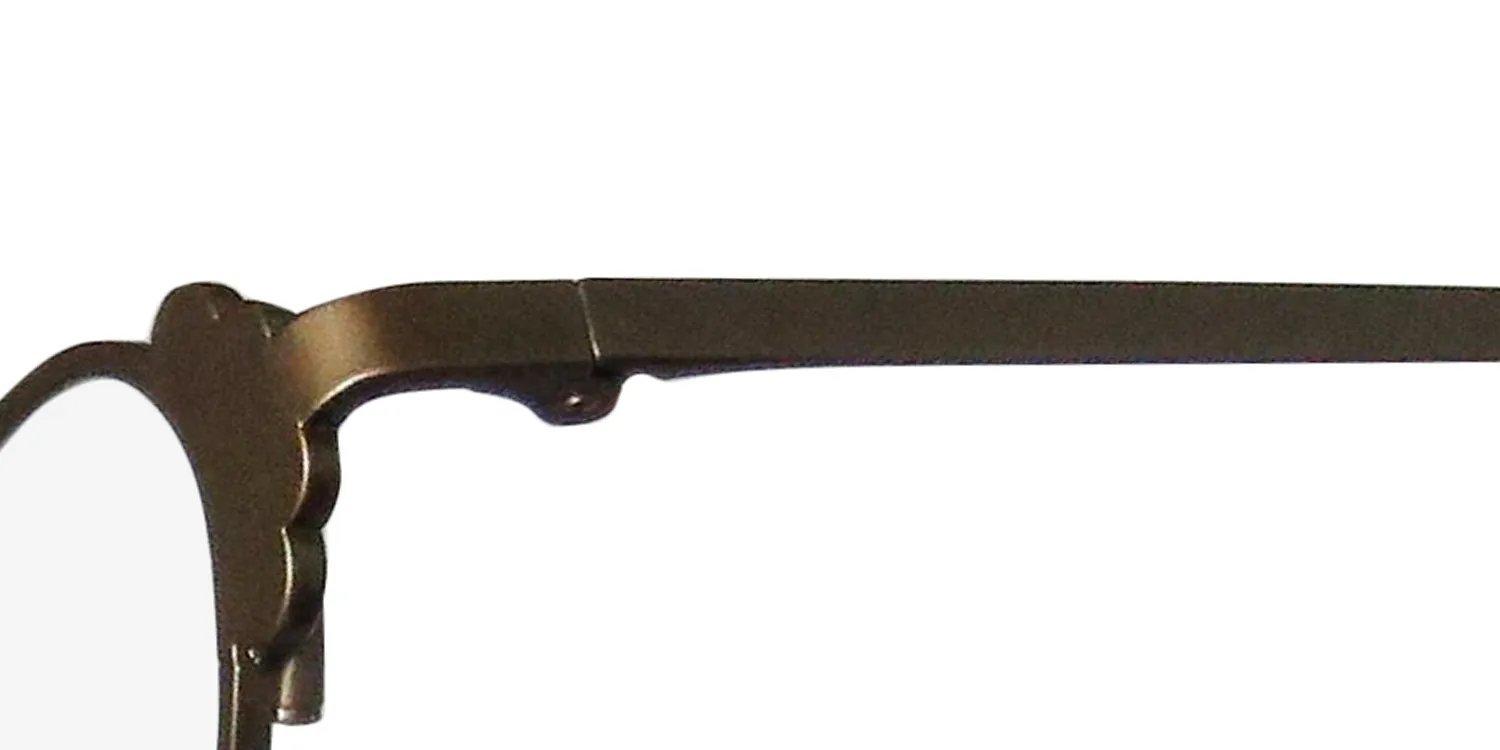 Harry Lary Twiggy 456 Eyeglasses Khaki 46mm 6