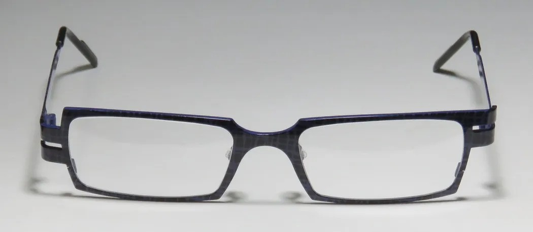 Harry Lary Piraty 589 Eyeglasses Denim Black Pattern 49mm Unisex 3