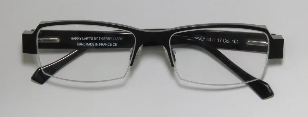 Harry Lary Icony 101 Eyeglasses Black 53mm 2