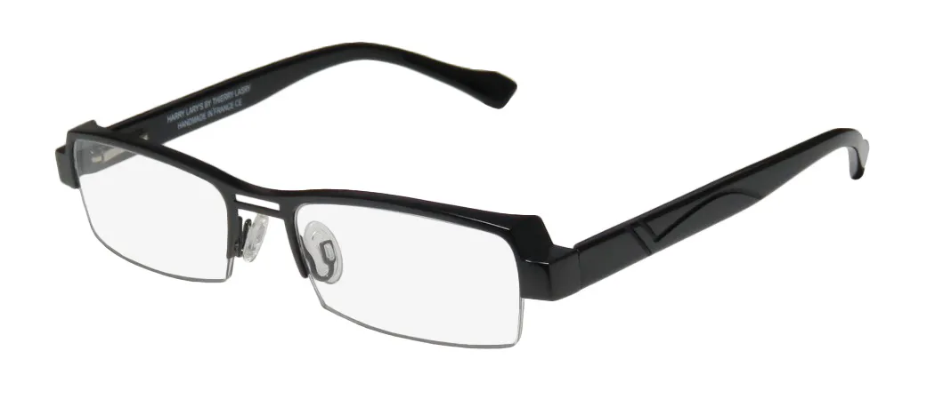 Harry Lary Trophy 154 Eyeglasses Black 51mm Unisex