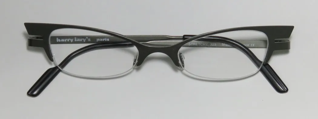 Harry Lary Stretchy 329 Eyeglasses Dark Green 46mm 2
