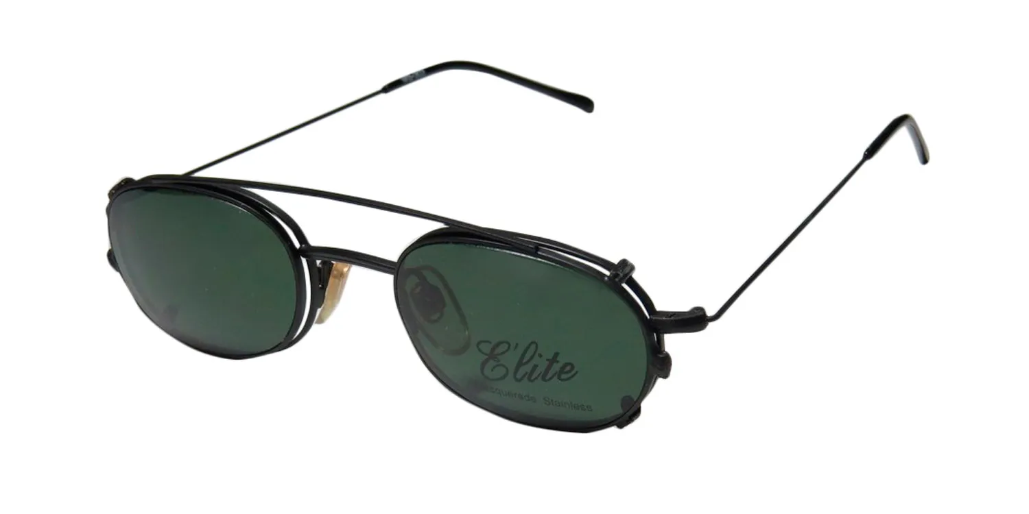 Elite Eyewear Ms-303 mblk Eyeglasses Matte Black 49mm Unisex