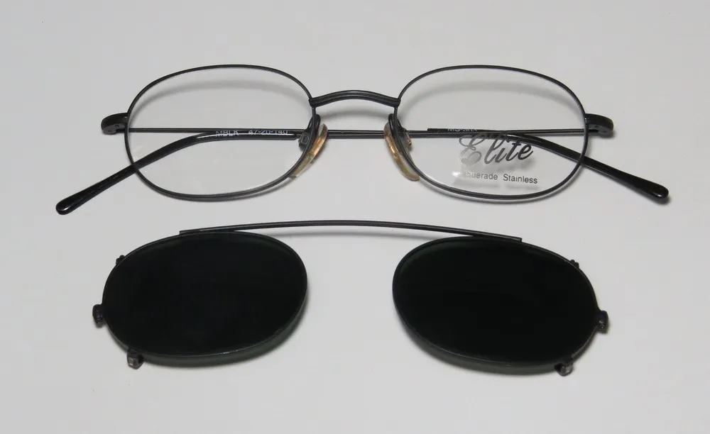 Elite Eyewear Ms-303 mblk Eyeglasses Matte Black 49mm Unisex 2