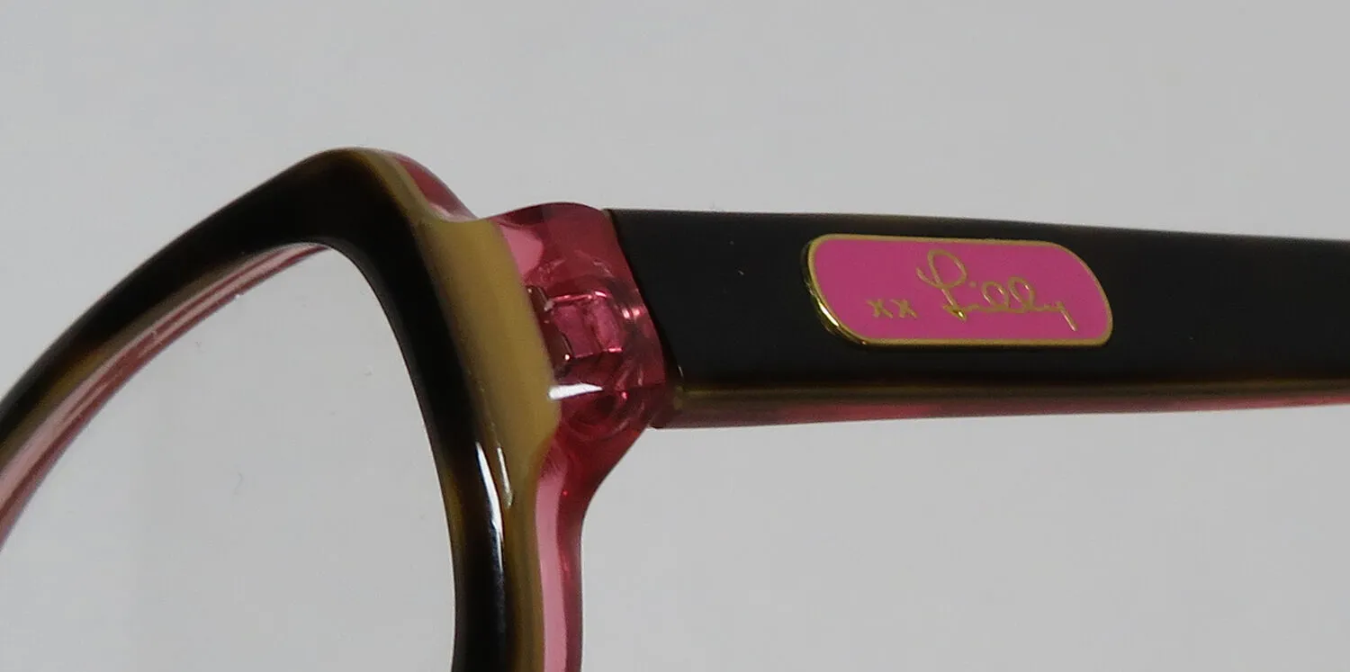 Lilly Pulitzer Tessa pk Eyeglasses Tortoise Pink 50mm 6
