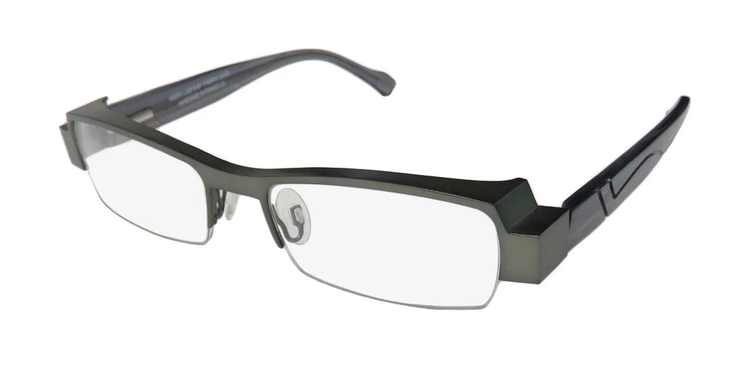 Harry Lary Galaxy 329 Eyeglasses Fern Green 51mm Unisex