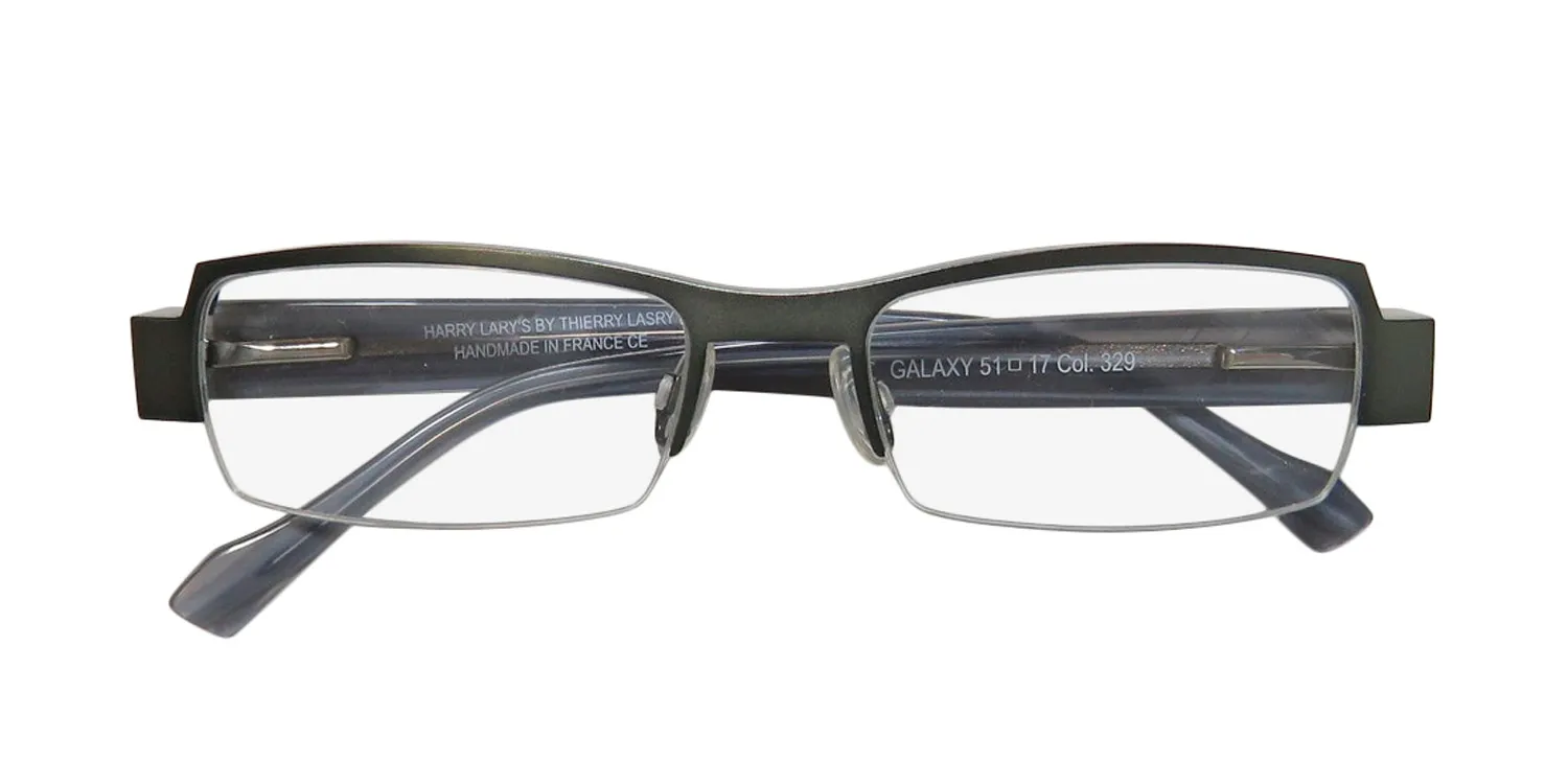 Harry Lary Galaxy 329 Eyeglasses Fern Green 51mm Unisex 2