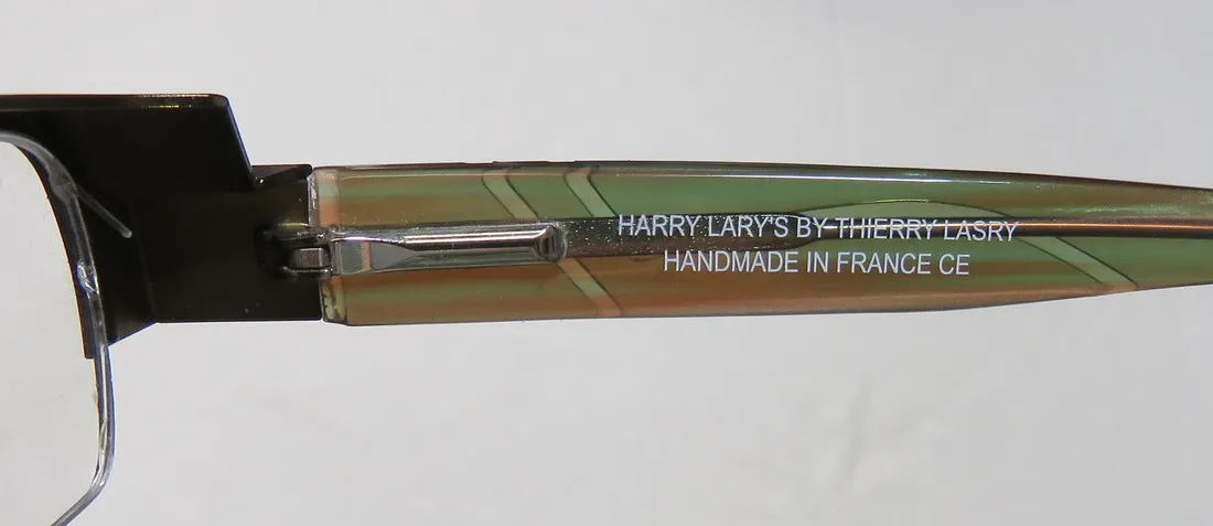 Harry Lary Galaxy 456 Eyeglasses Olive 51mm Unisex 7