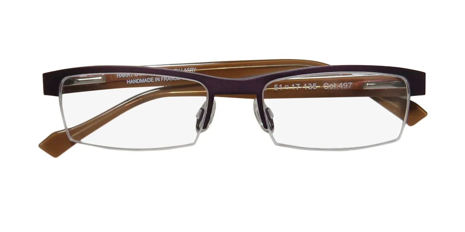 Harry Lary Empiry 497 Eyeglasses Eggplant 51mm Unisex 2