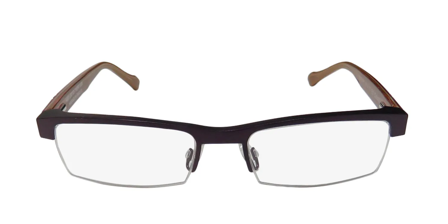 Harry Lary Empiry 497 Eyeglasses Eggplant 51mm Unisex 3