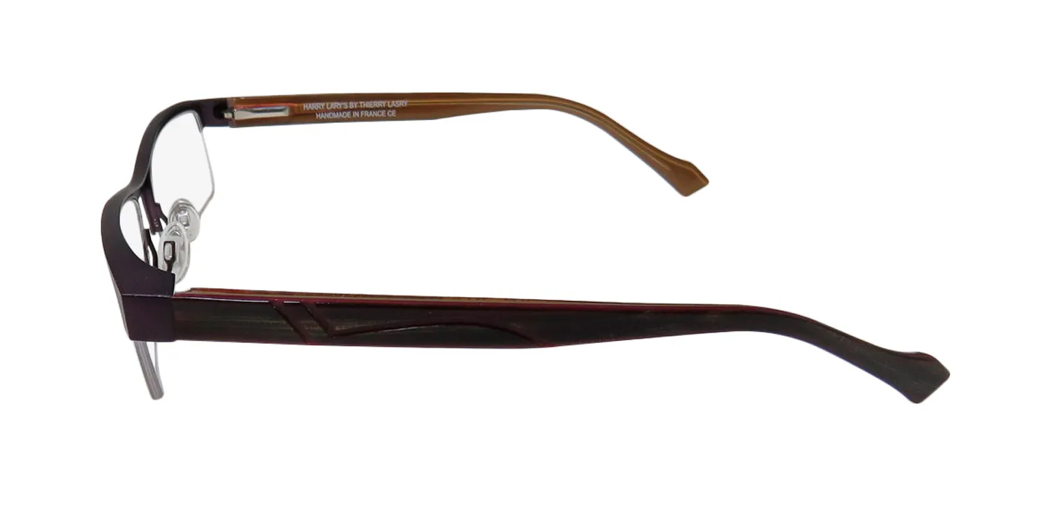 Harry Lary Empiry 497 Eyeglasses Eggplant 51mm Unisex 4
