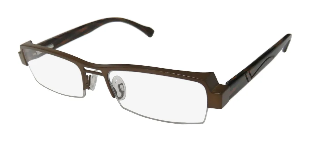 Harry Lary Trophy 456 Eyeglasses Brown 51mm Unisex