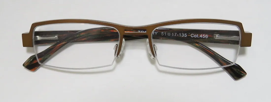 Harry Lary Trophy 456 Eyeglasses Brown 51mm Unisex 2