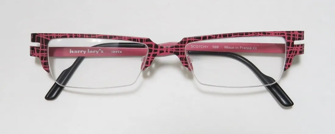 Harry Lary Scotchy 569 Eyeglasses Pink 50mm Unisex 2