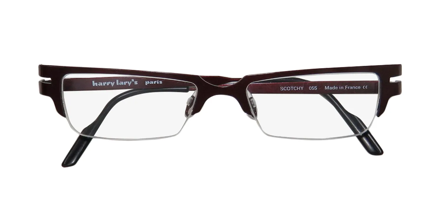 Harry Lary Scotchy 055 Eyeglasses Merlot 50mm Unisex 2