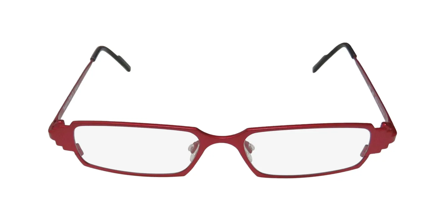Harry Lary Enzy 360 Eyeglasses Red 44mm Unisex 3