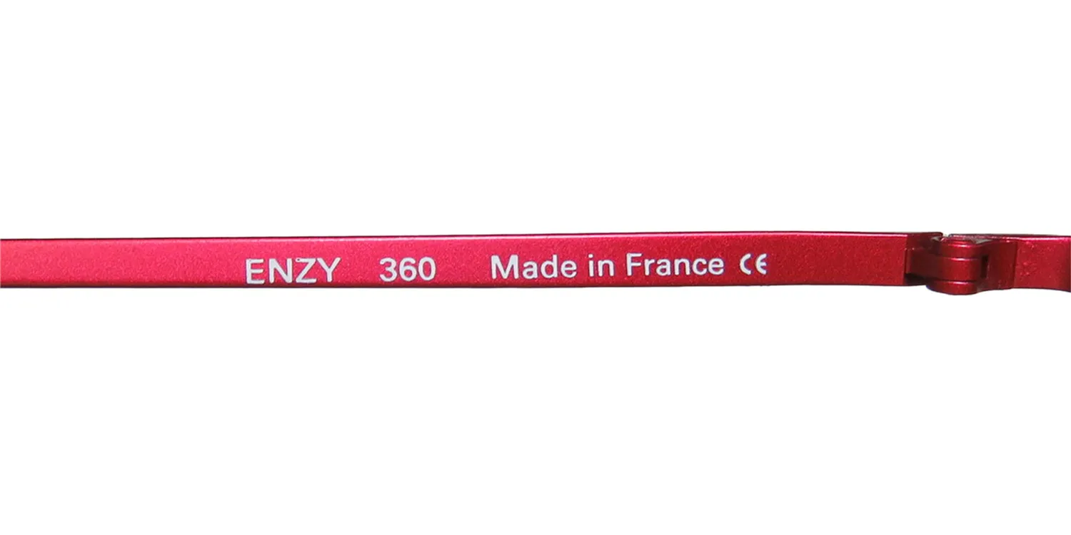 Harry Lary Enzy 360 Eyeglasses Red 44mm Unisex 8